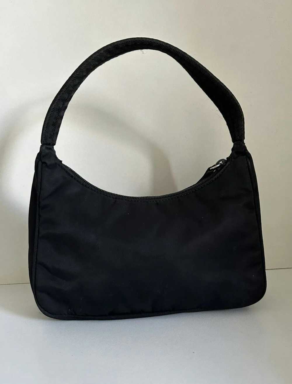 Prada Prada black hobo nylon tessuto shoulder bag - image 8