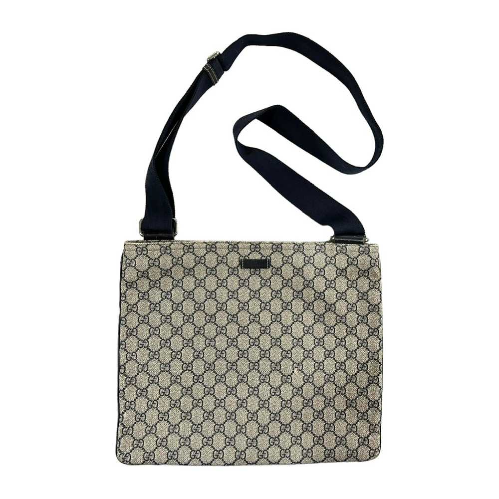 Gucci Gucci Monogram Crossbody Messenger Bag - image 1