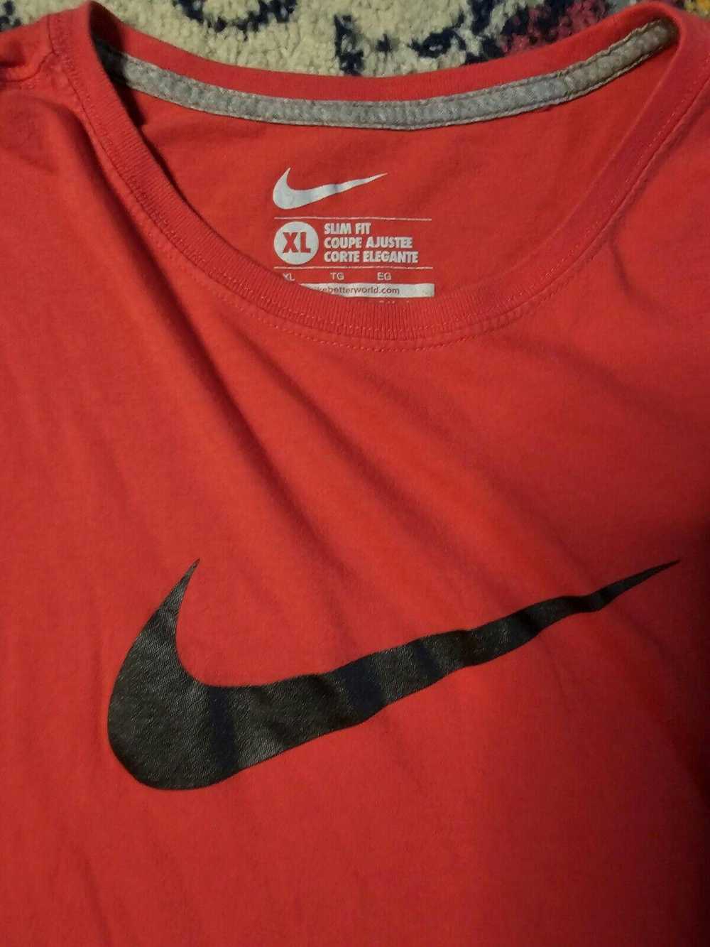 Nike Nike Womens Sportswear Red T Shirt Size XLar… - image 2