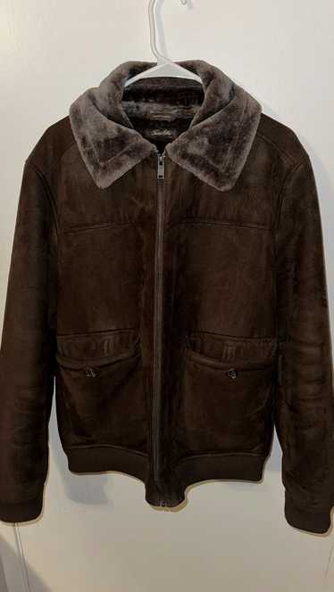Vintage Faux fur bomber jacket