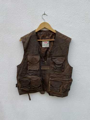 Leather × Tracey Vest Leather KS Multipocket Vest
