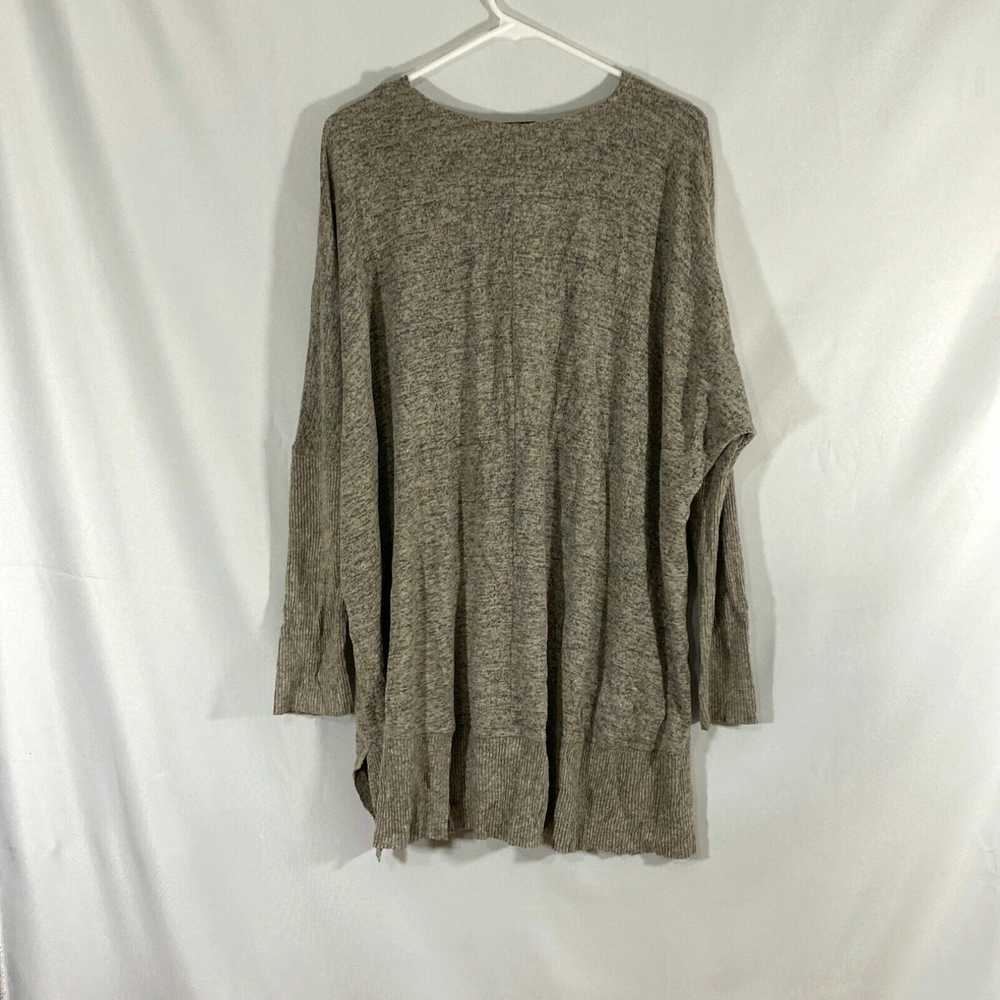 Vintage Chance Or Fate Womens Gray 3/4 Sleeve V N… - image 2