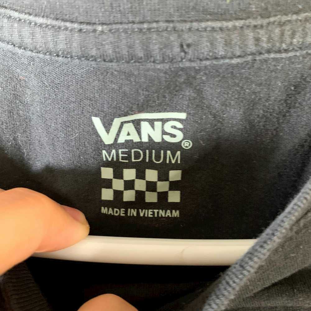 Vans VANS Black Long Sleeved Cropped Tee Size M - image 4
