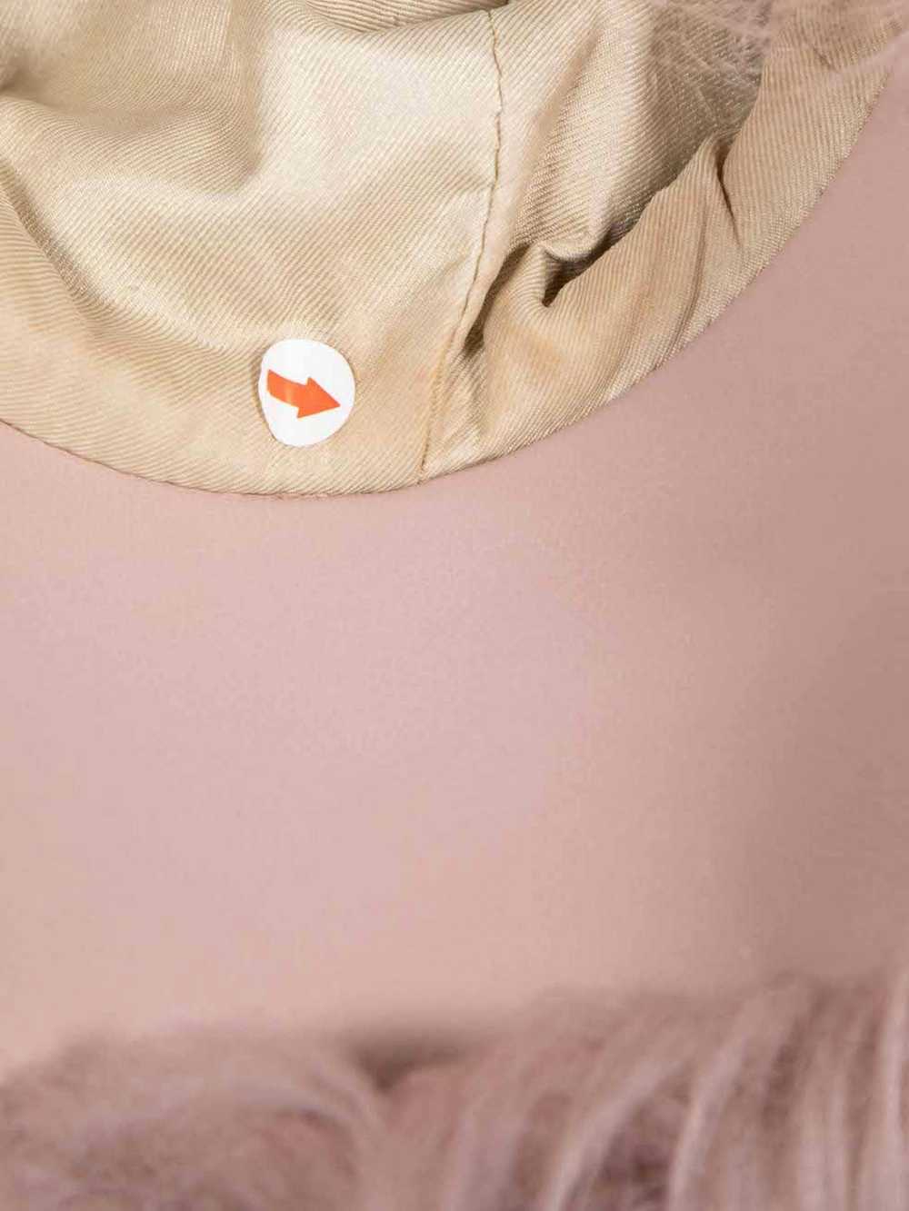 Hats × Miu Miu Pink Faux Fur Buckled Cap - image 6