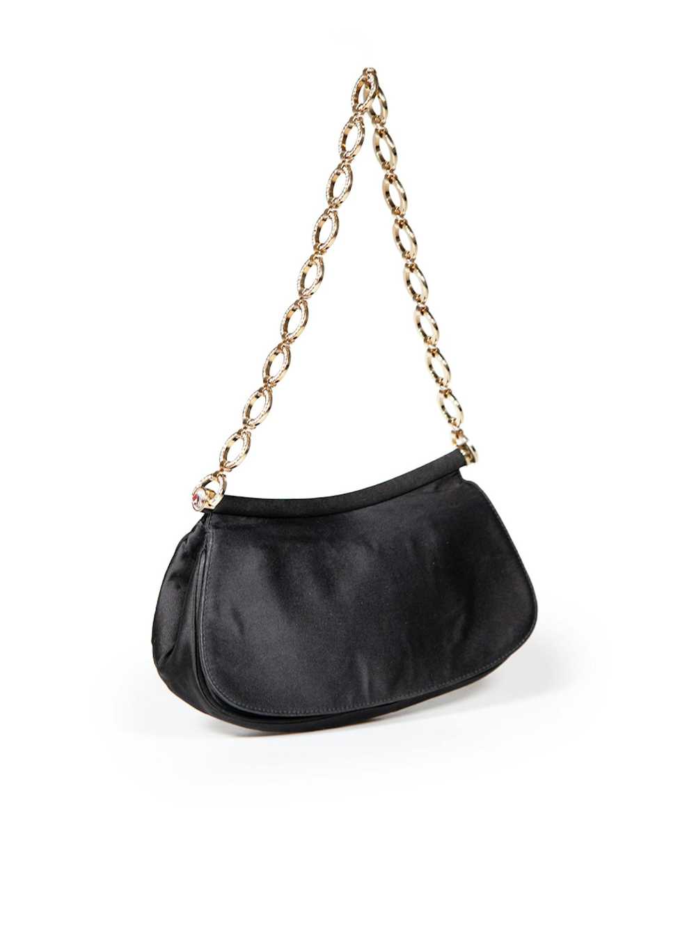 Escada Black Chainmail Shoulder Bag - image 2