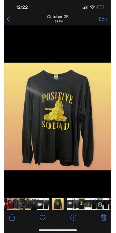 Custom Dj Smokey Positive Squad Longsleeve Black S