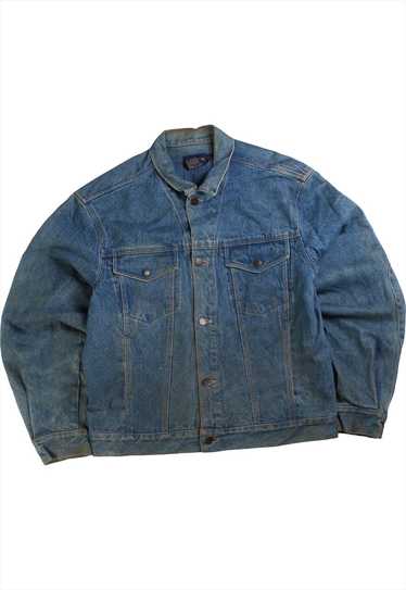 Vintage 90's Calvin Klein Denim Jacket Heavyweigh… - image 1