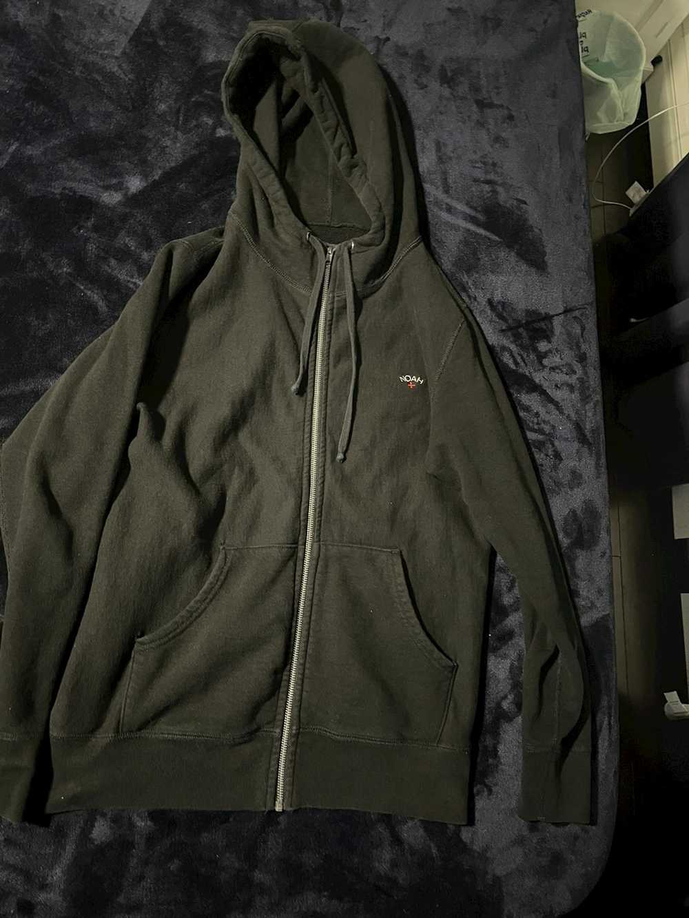 Noah × Streetwear Noah black Zip-up hoodie - image 1