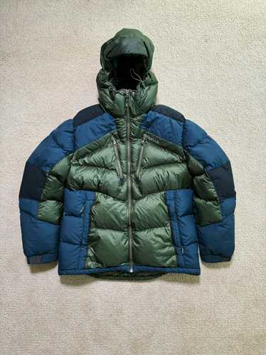 Rare Mens MONTBELL Frostline 800 Goose Down Hooded Parka Jacket Large