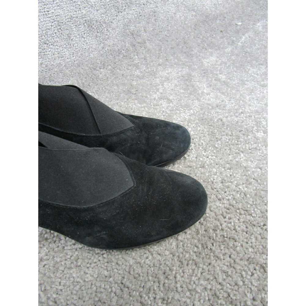 Vintage Munro Heels Womens Size 8 M Black Suede A… - image 2