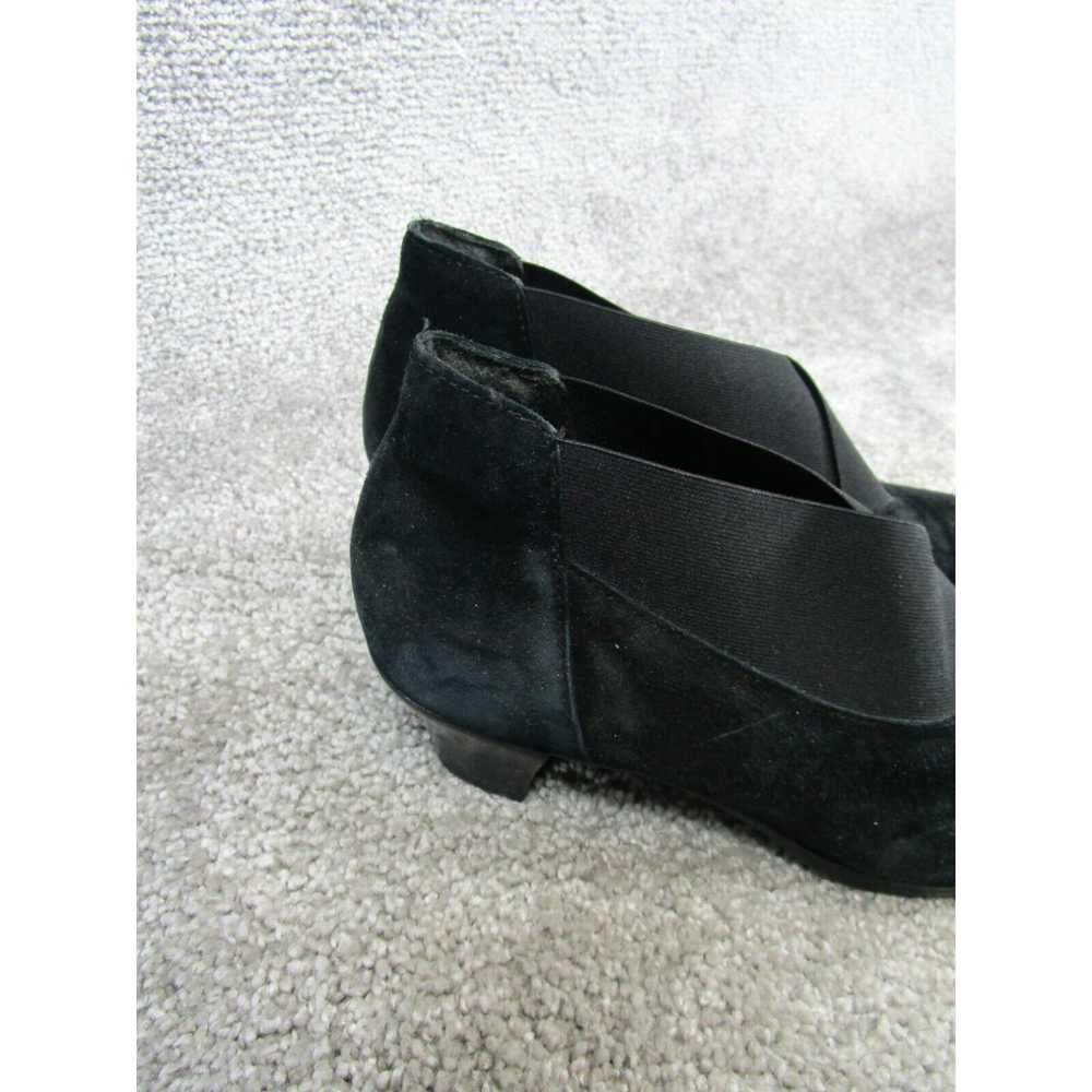 Vintage Munro Heels Womens Size 8 M Black Suede A… - image 3