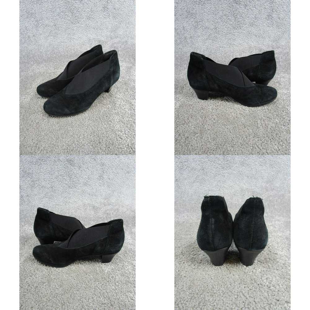 Vintage Munro Heels Womens Size 8 M Black Suede A… - image 4