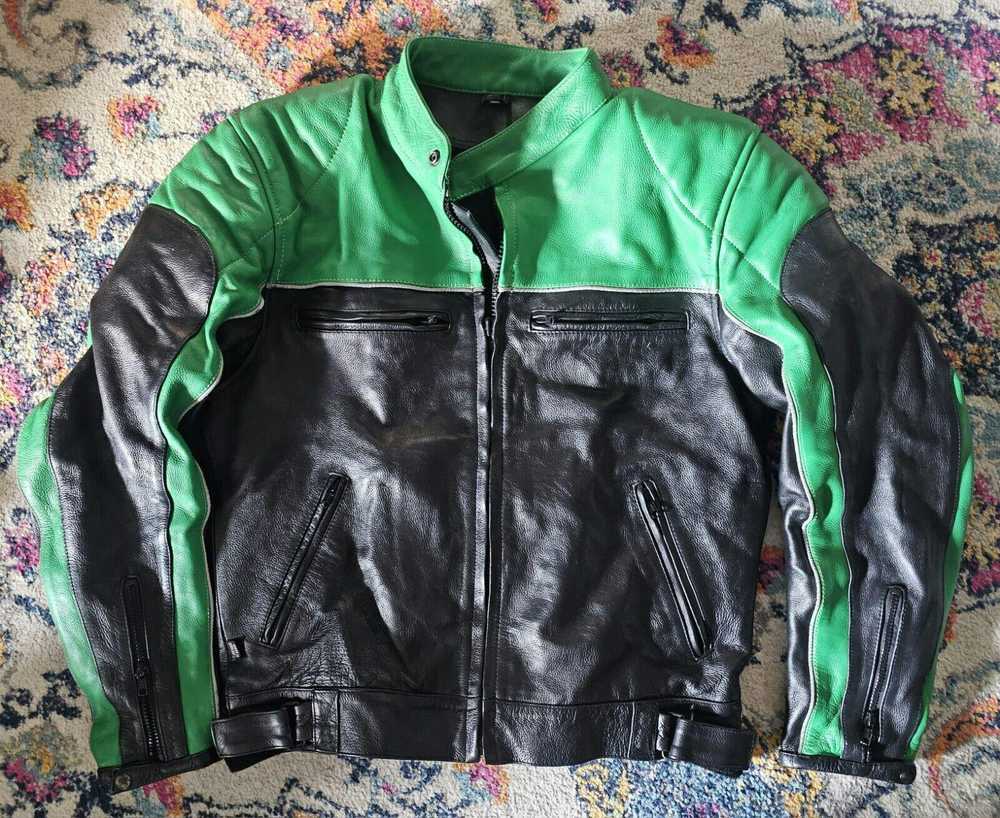3m Scotchlite 3M Leather King motor jacket SEE ME… - image 1