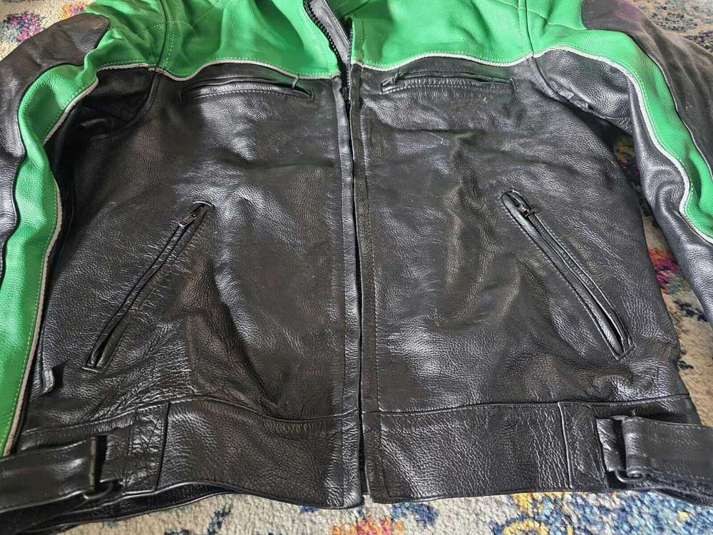 3m Scotchlite 3M Leather King motor jacket SEE ME… - image 2