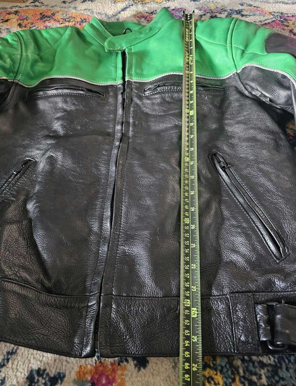 3m Scotchlite 3M Leather King motor jacket SEE ME… - image 4