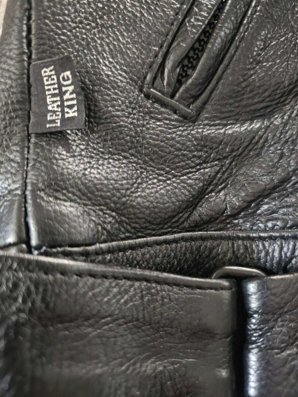 3m Scotchlite 3M Leather King motor jacket SEE ME… - image 7