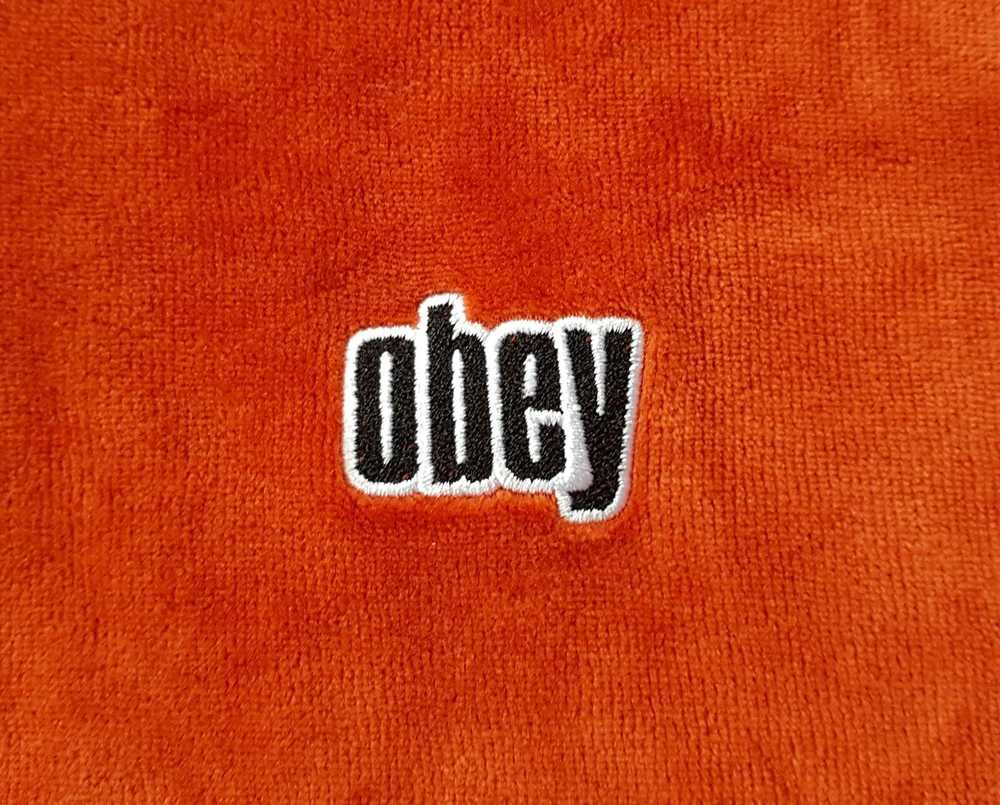 Obey × Streetwear Obey Saucer Velour Long Sleeve … - image 4