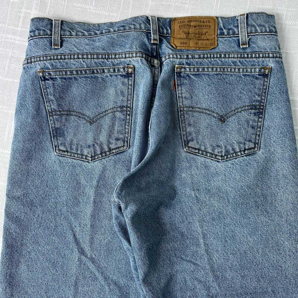 Levi's × Streetwear × Vintage 90s Levis 505 34x29… - image 1