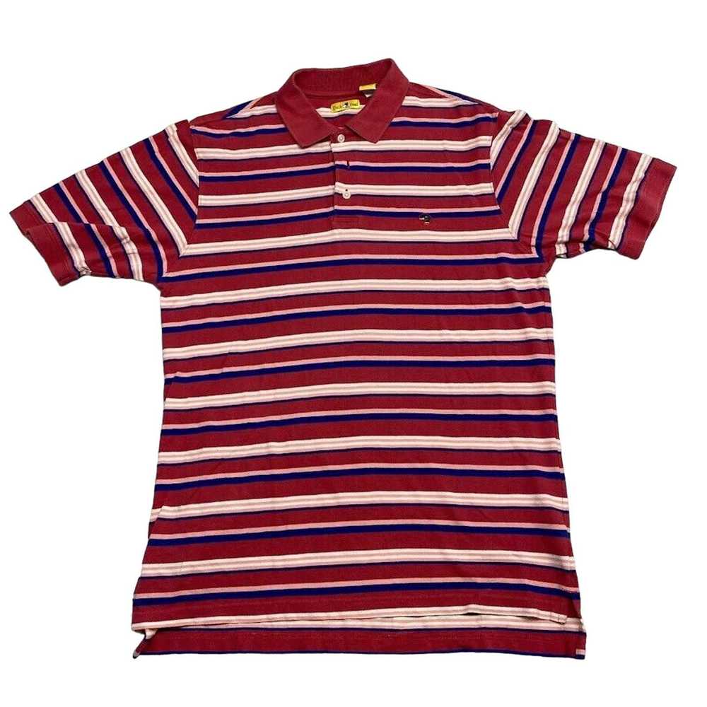 Duck Head Duck Head Embroidered Striped Tee Vinta… - image 1