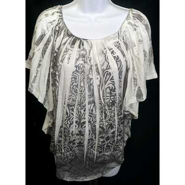 Other Storm Floral Poncho Style Top - image 1