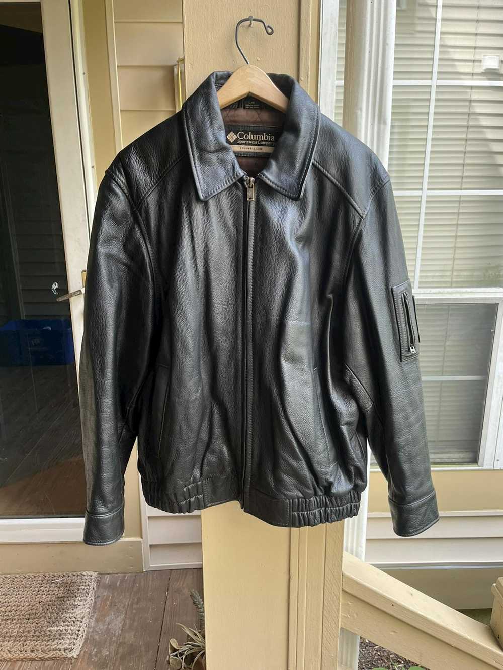 Avant Garde × Columbia × Leather Jacket Vintage C… - image 1
