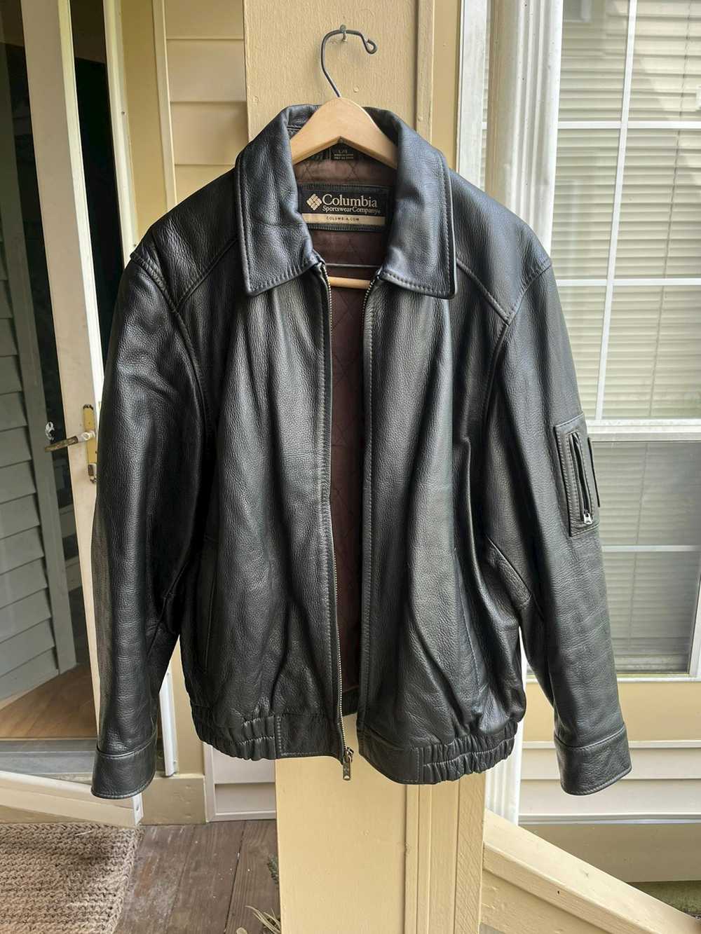 Avant Garde × Columbia × Leather Jacket Vintage C… - image 2