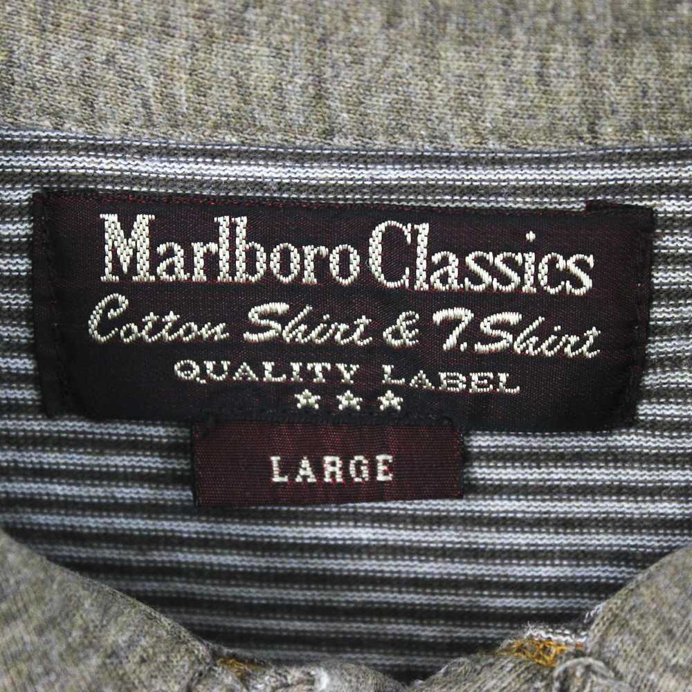 Marlboro Classics Quality Casual Polo Shirt Long … - image 5