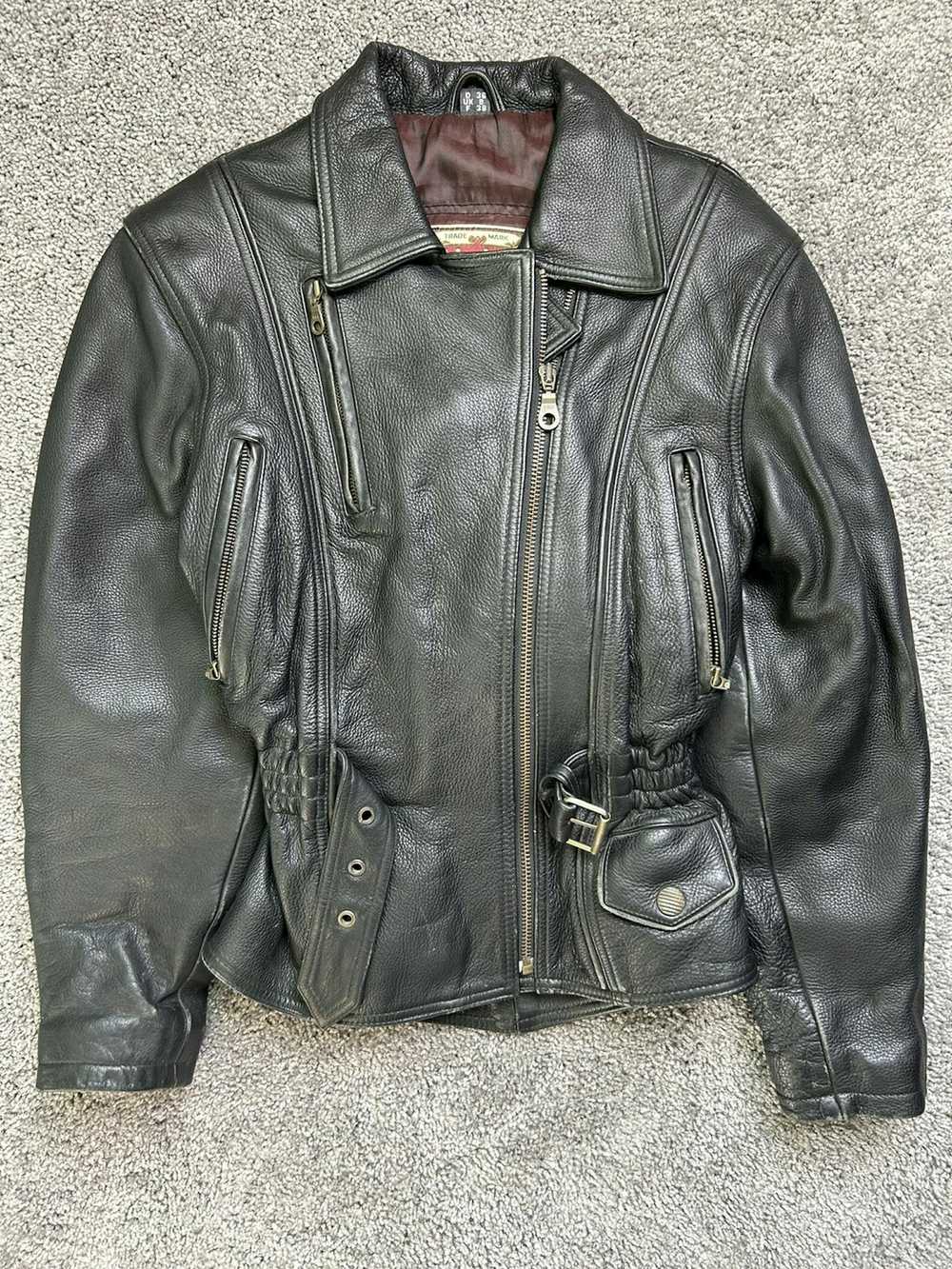 Leather Jacket × Vintage Vintage 80s/90s Held Lea… - image 1