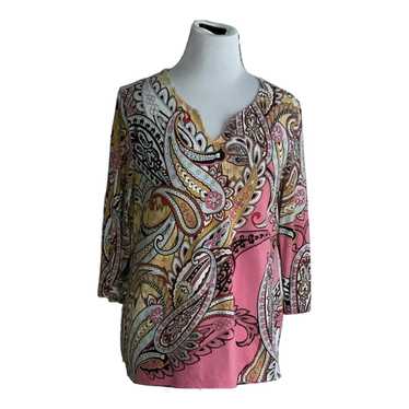 Chicos Chicos vneck abstract paisley pullover tuni