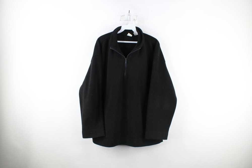 Gap × Vintage Vintage 90s Gap Blank Half Zip Flee… - image 1