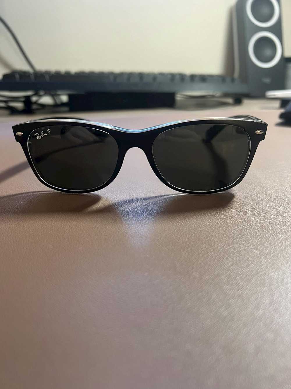 RayBan Ray-Ban Wayfarer- Matte Black on Transpare… - image 2