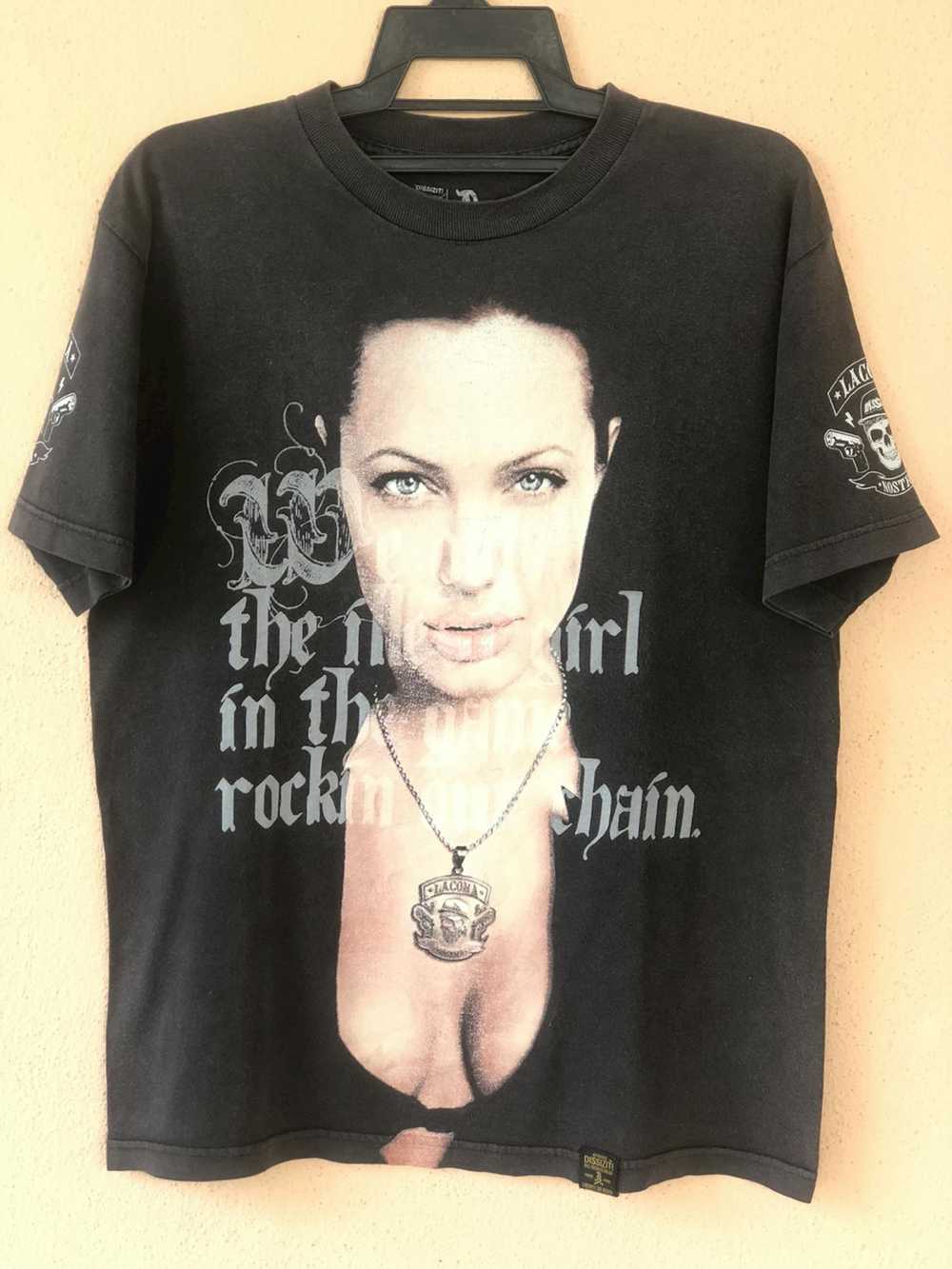 Dissizit × Streetwear Angelina Jolie Big Print X … - image 1