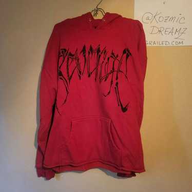 Revenge Red popular Smoke Skull Fleece Shorts & Tee Set