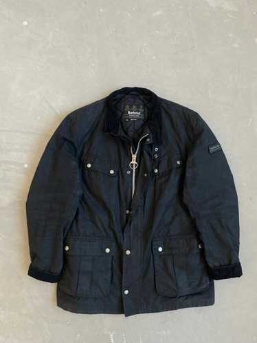 Barbour × Vintage × Waxed Barbour International D… - image 1