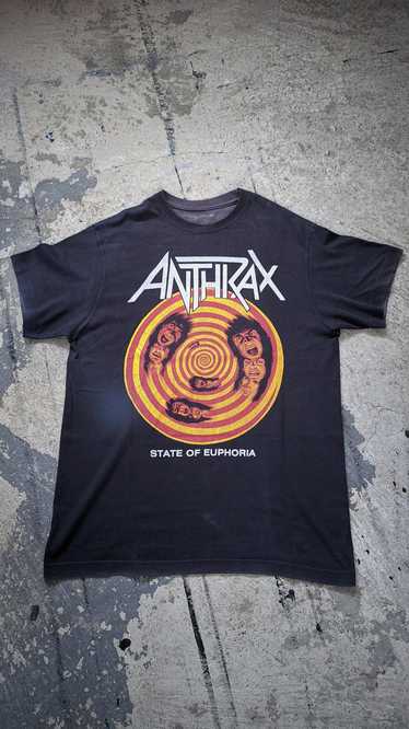 Band Tees × Vintage Anthrax State Of Euphoria Tee - image 1