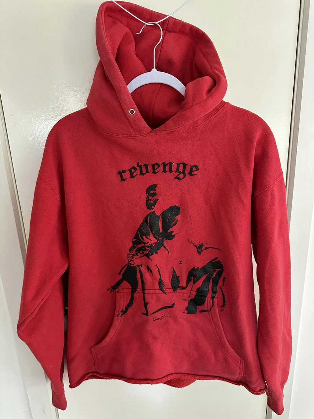 Revenge REVENGE RED RENAISSANCE HOODIE - MEDIUM - image 1