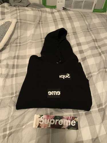 Supreme logo split hoodie - Gem