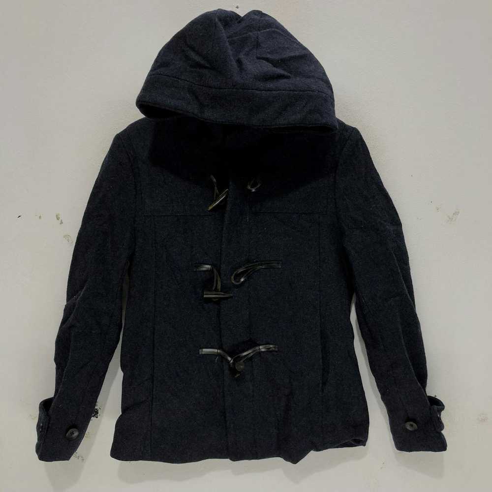 Studious Japanese Brand Studious Black Coat Hoodi… - image 1
