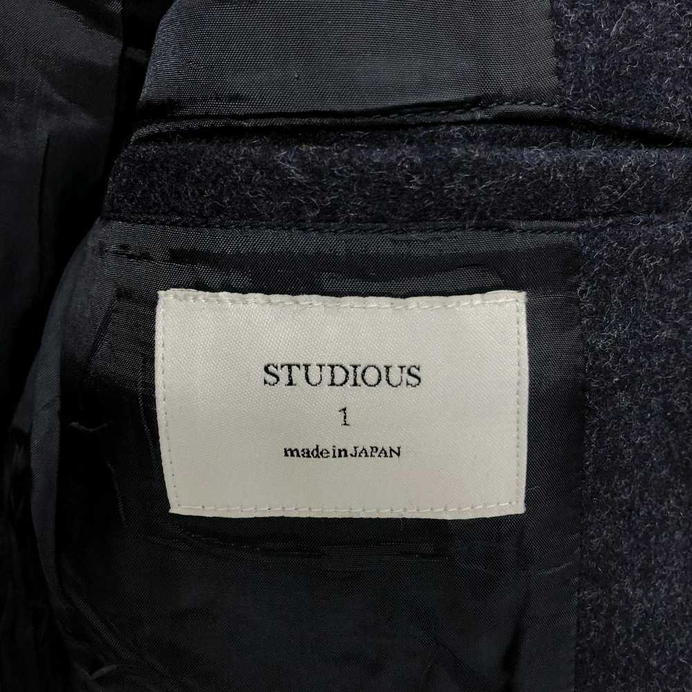 Studious Japanese Brand Studious Black Coat Hoodi… - image 7