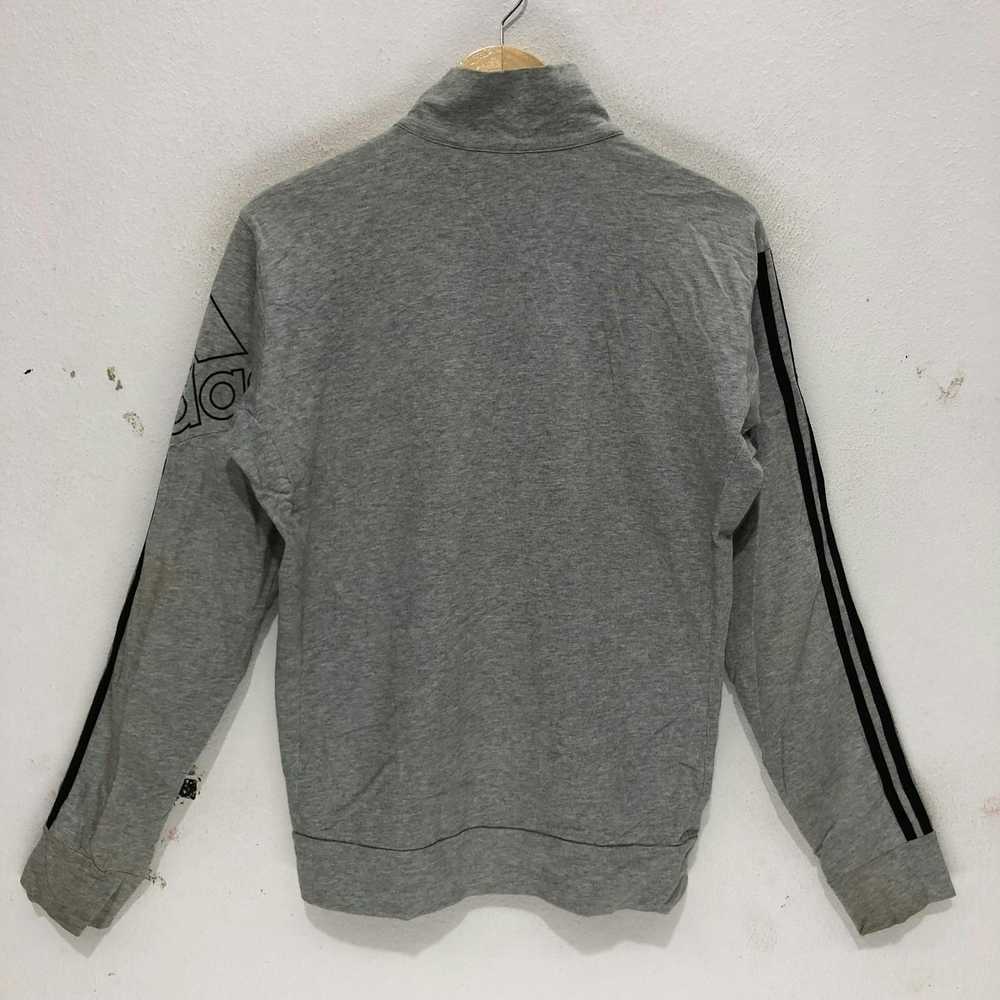 Adidas Adidas Full Zip Up Grey Sweater Big Logo S… - image 11