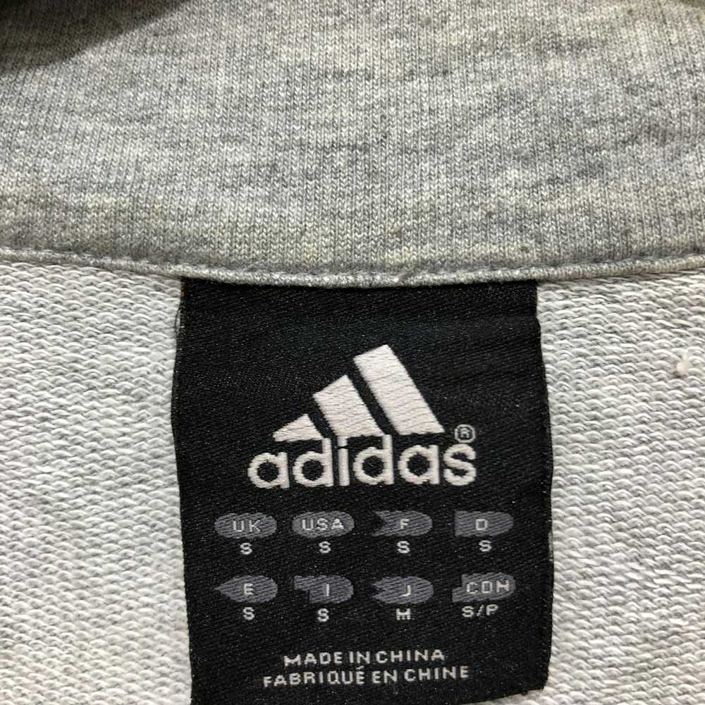 Adidas Adidas Full Zip Up Grey Sweater Big Logo S… - image 7