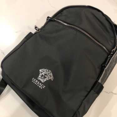 Versace Parfums Unused Backpack Travel Tote Black… - image 1