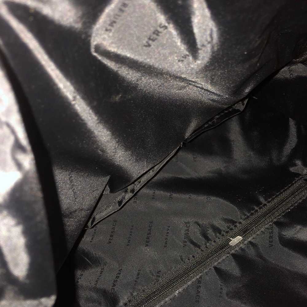 Versace Parfums Unused Backpack Travel Tote Black… - image 3