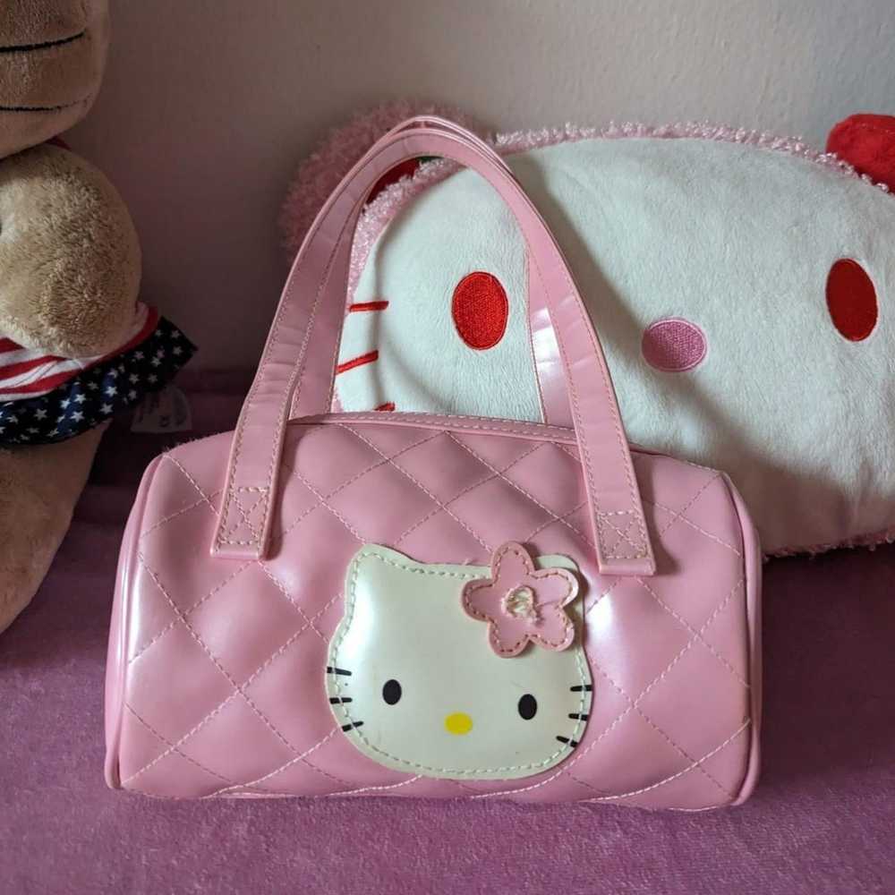 hello kitty barrel purse pink - image 1