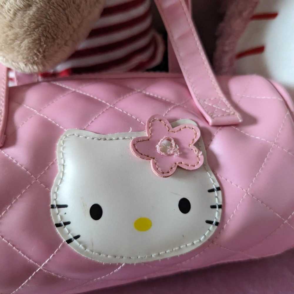 hello kitty barrel purse pink - image 3