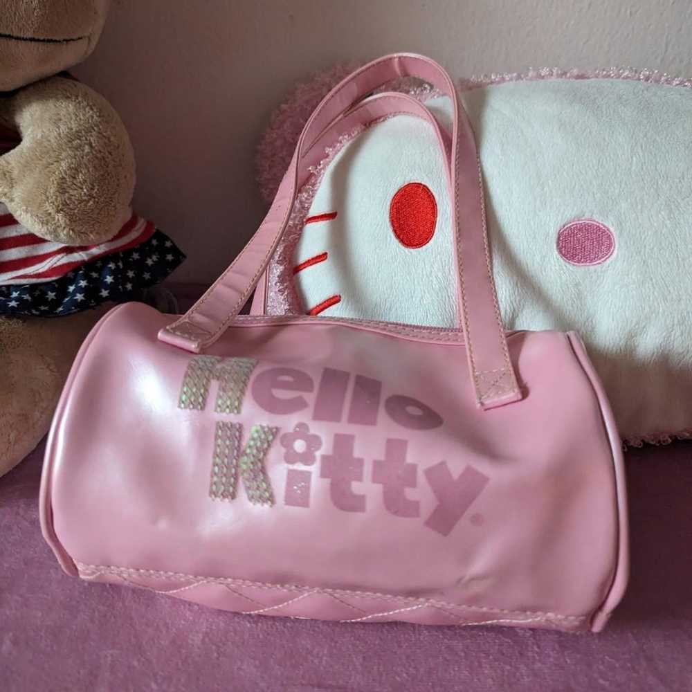 hello kitty barrel purse pink - image 7