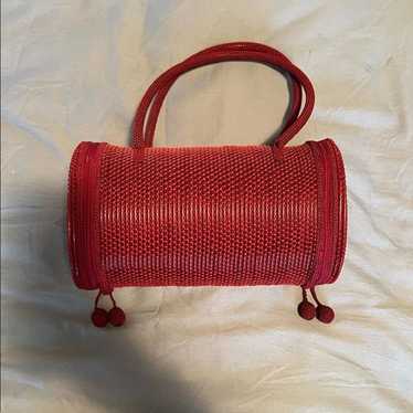 Ipa-Nima Red Woven Bag. Retails for $125