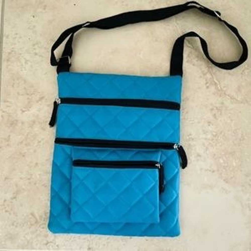 Teal Nylon Padded crossbody - image 1