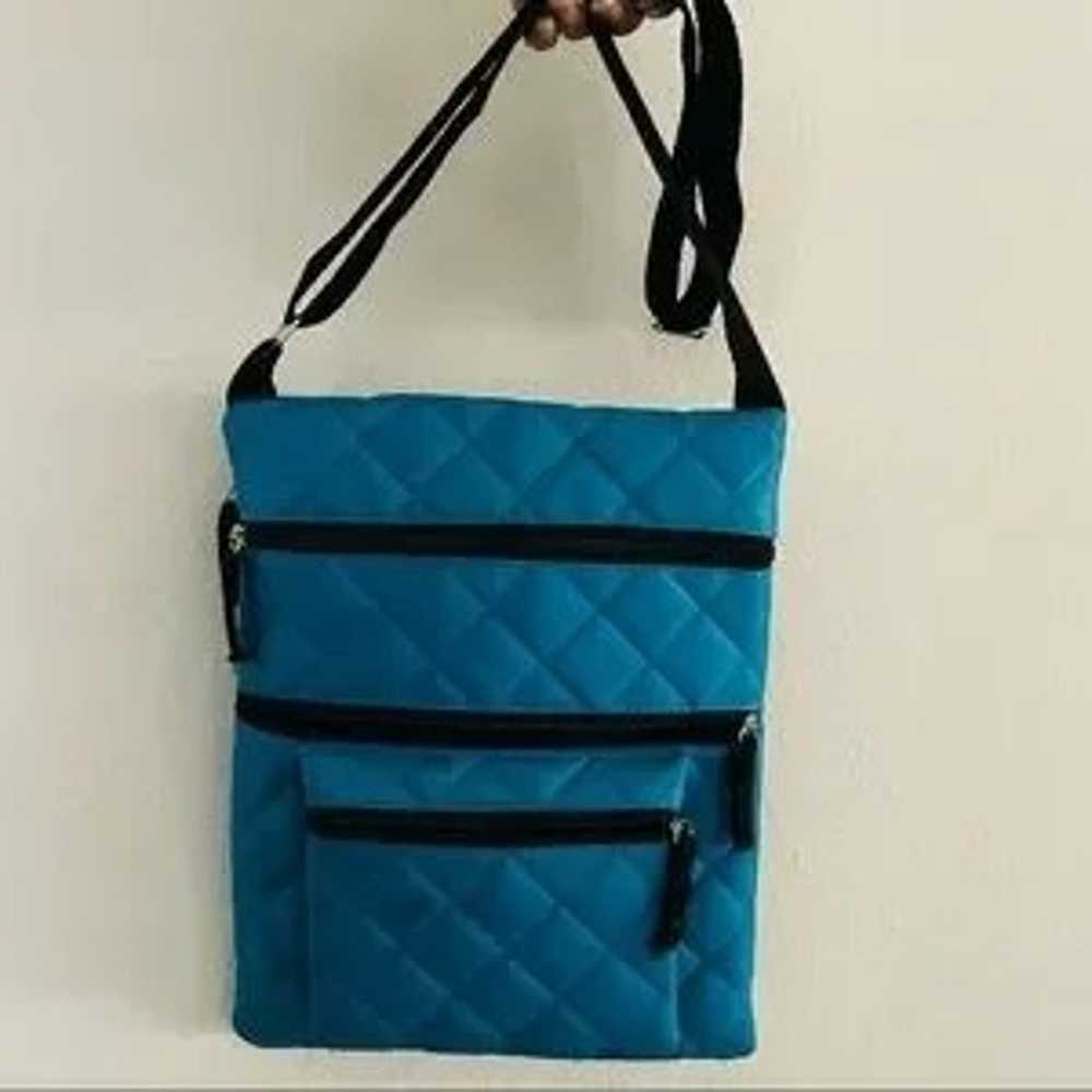 Teal Nylon Padded crossbody - image 2