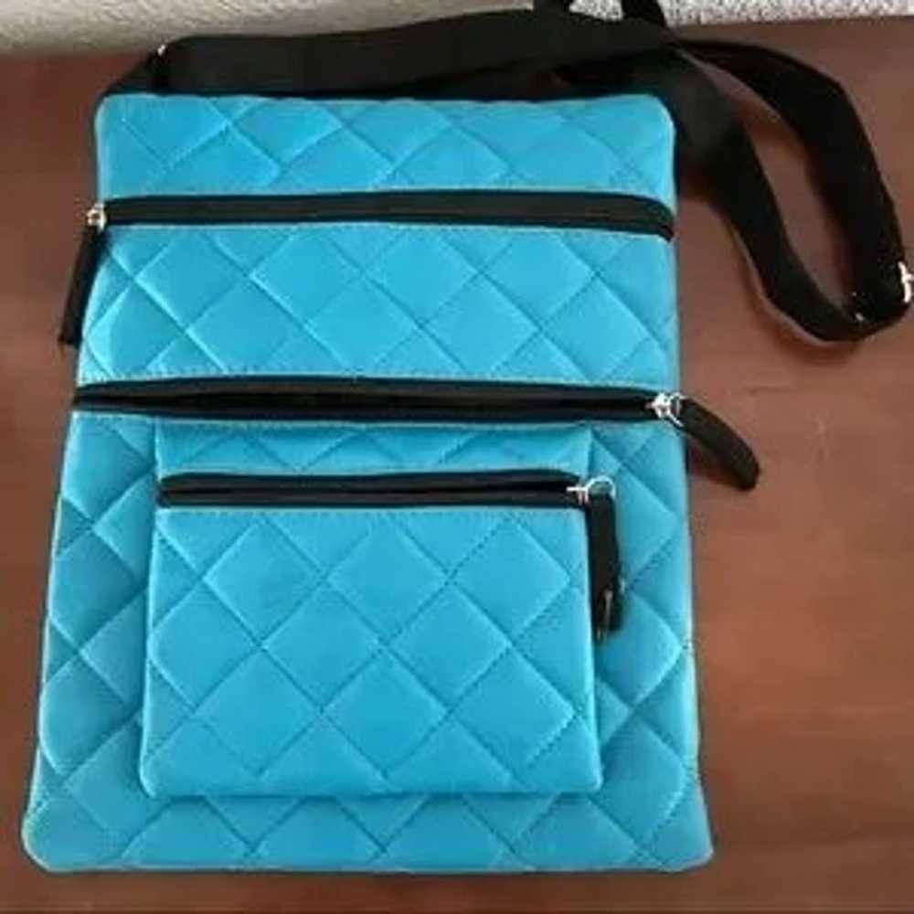 Teal Nylon Padded crossbody - image 4